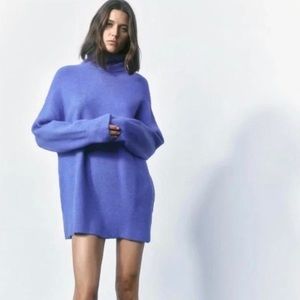 Zara violet oversized dress
